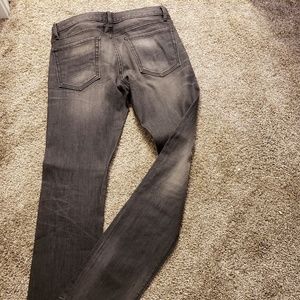 Gray Gap skinny Jeans